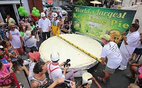 Worlds largest key lime pie.