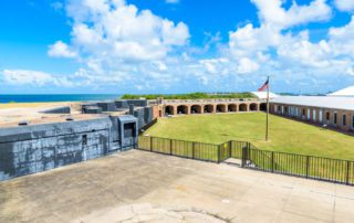 An outside view of Fort Zachary Taylor in Key West.