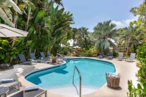 Relax by the pool after exploring nearby Key West neighborhoods. 