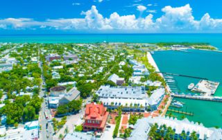 An overheard view of Key West and its unique neighborhoods.